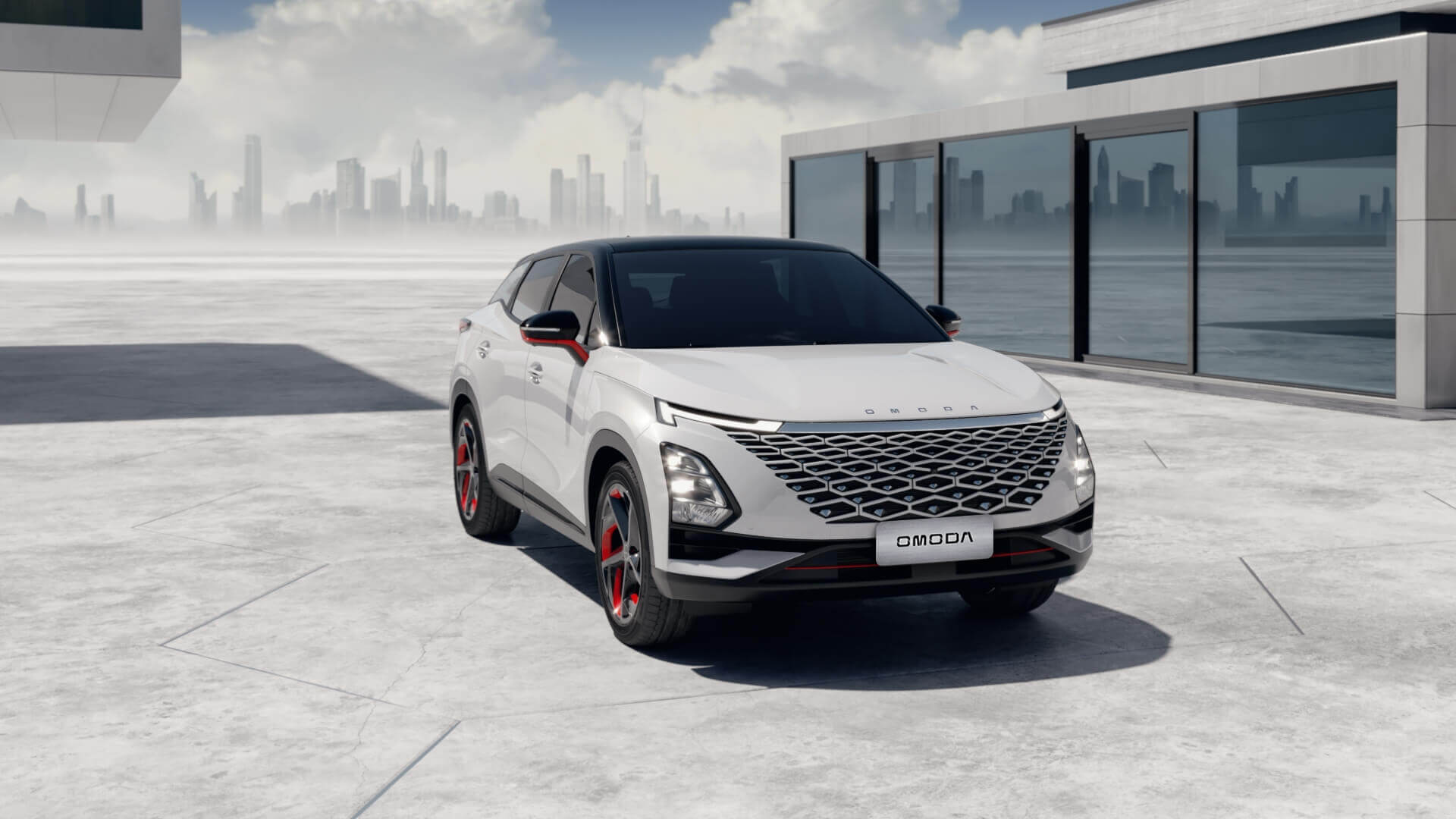 Slider color blanco OMODA C5