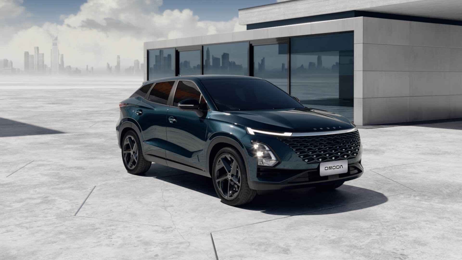 Slider color azul oscuro OMODA C5