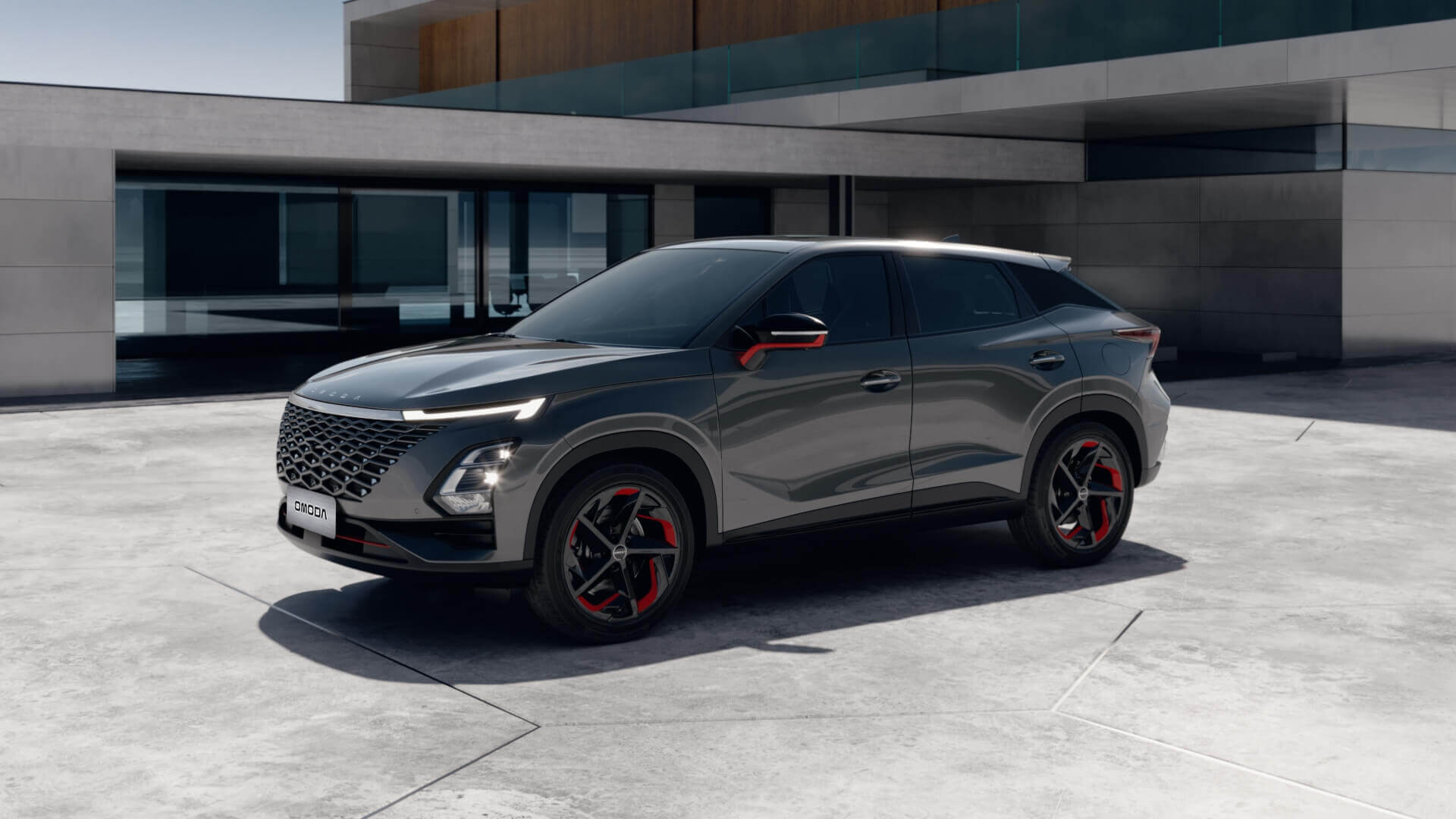 Slider color gris oscuro OMODA C5