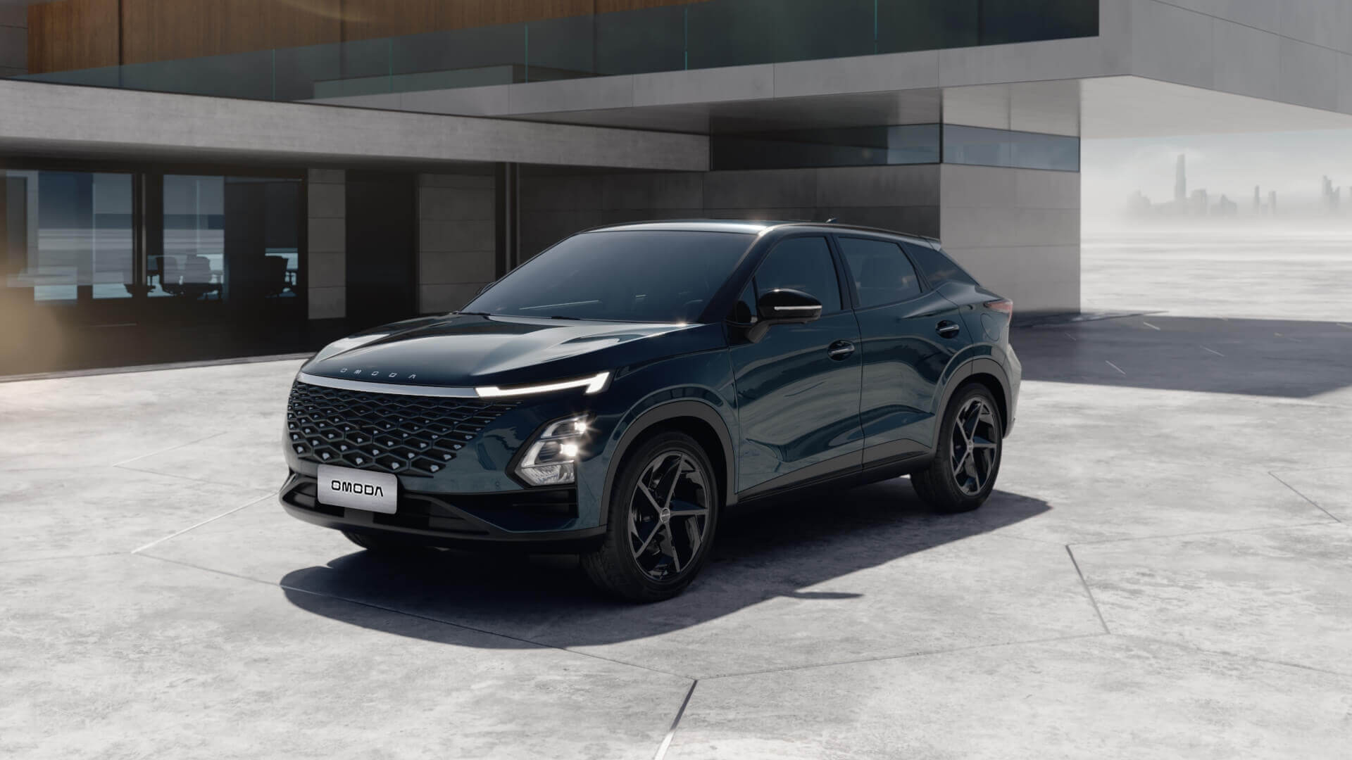 Slider color azul oscuro OMODA C5