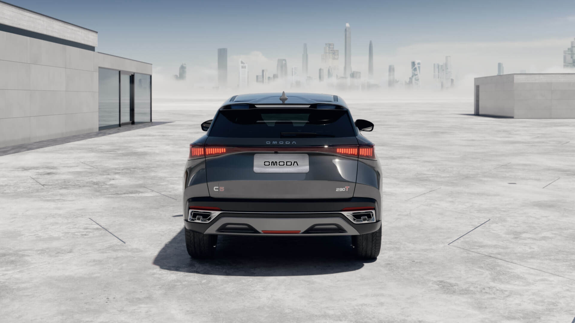 Slider color gris oscuro OMODA C5