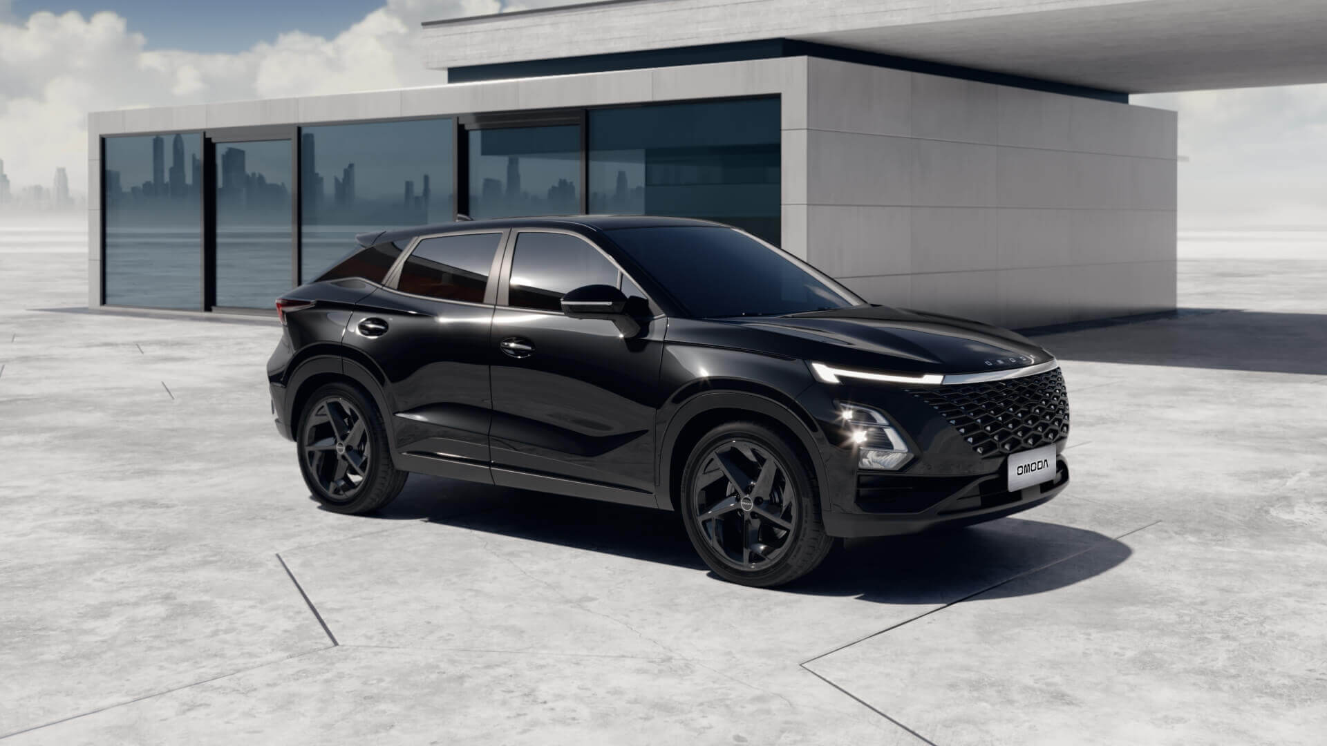 Slider color negro OMODA C5