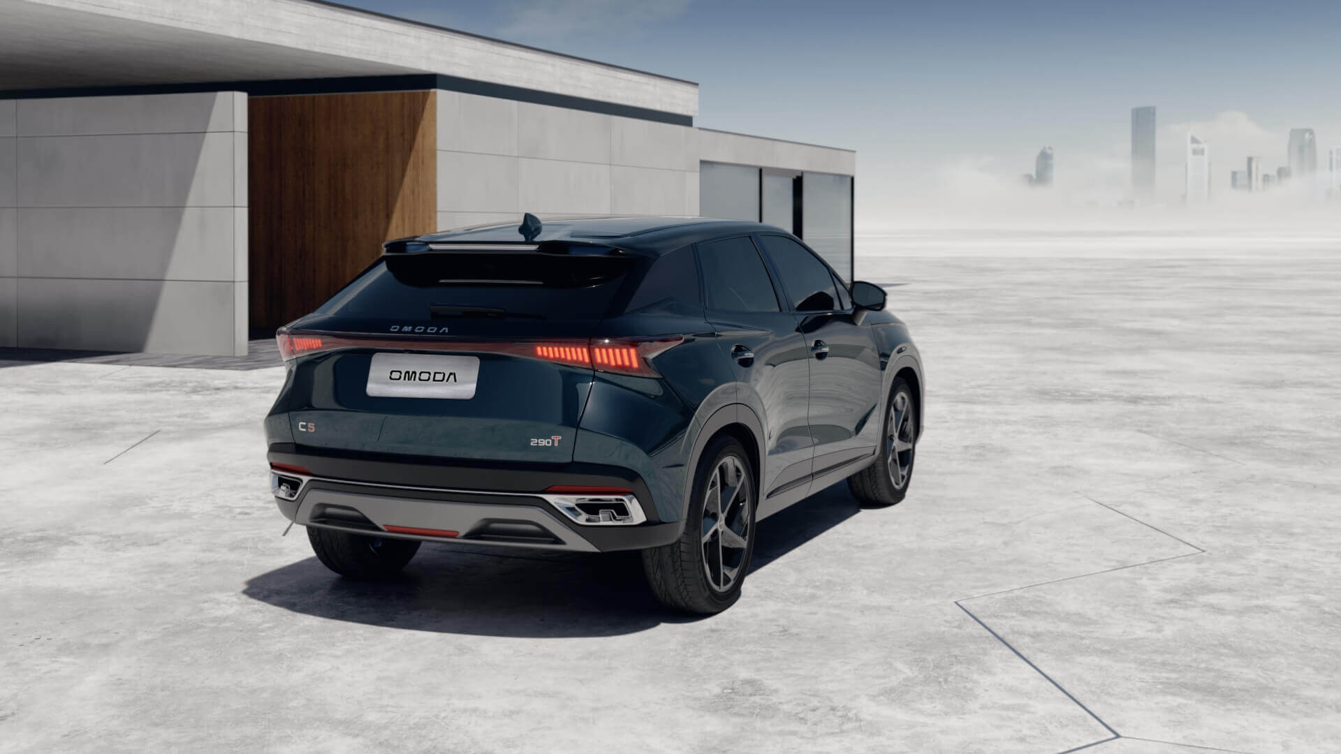 Slider color azul oscuro OMODA C5