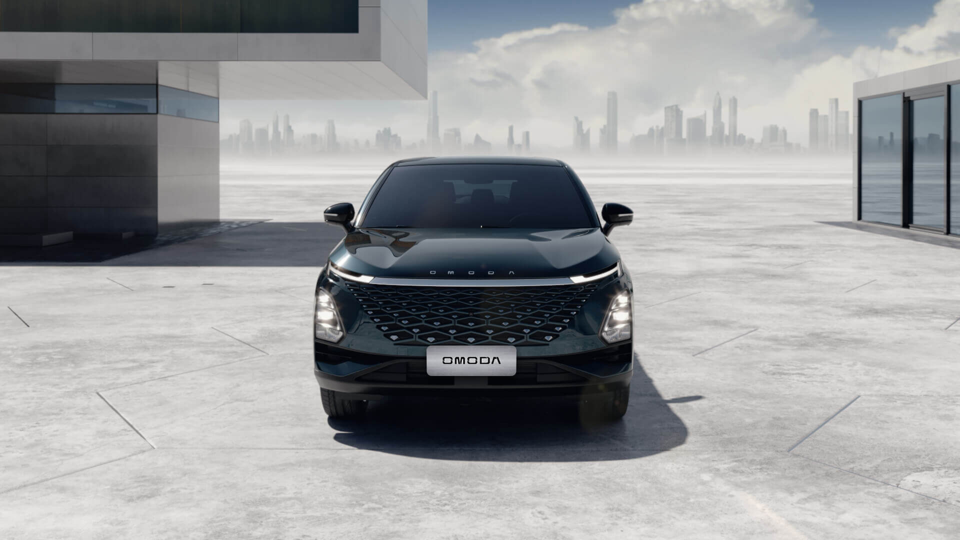 Slider color azul oscuro OMODA C5