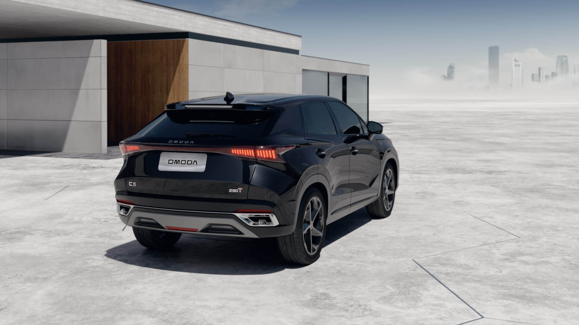 Slider color negro OMODA C5