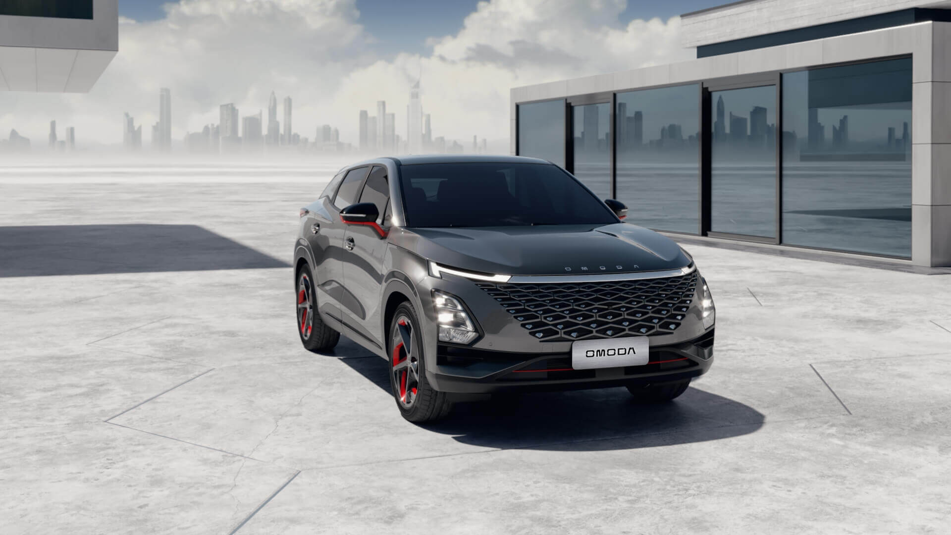 Slider color gris oscuro OMODA C5